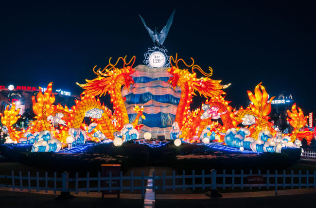 花灯彩灯图片
