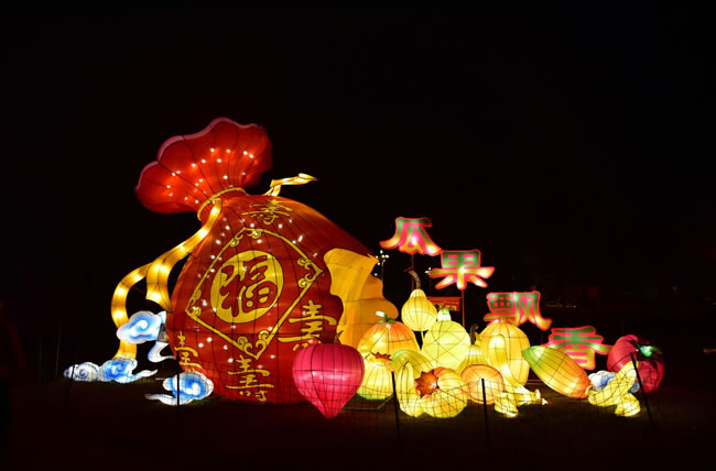 花灯彩灯灯会案例