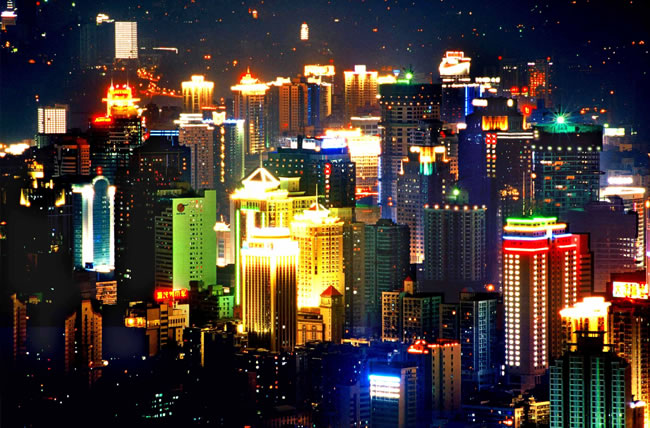 城市建筑亮化